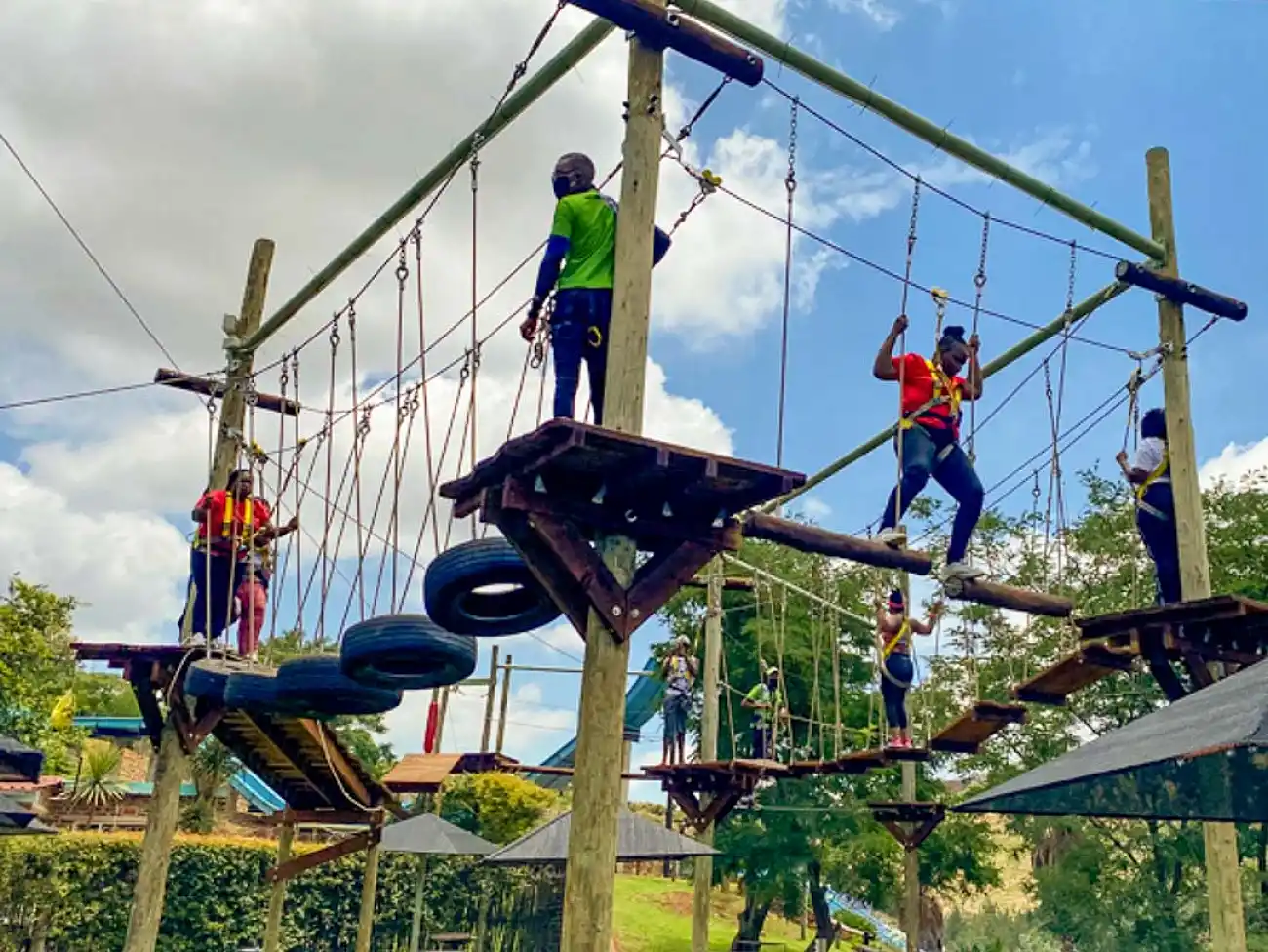 Rope Course at Pines Resort