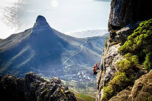 Abseiling