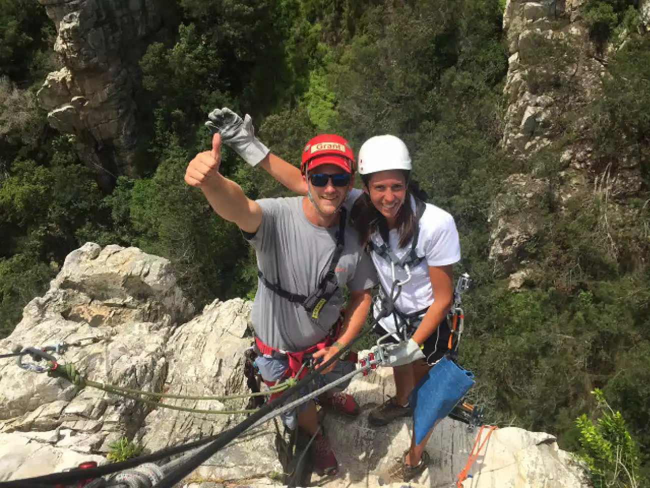 Abseiling on the Garden Route
