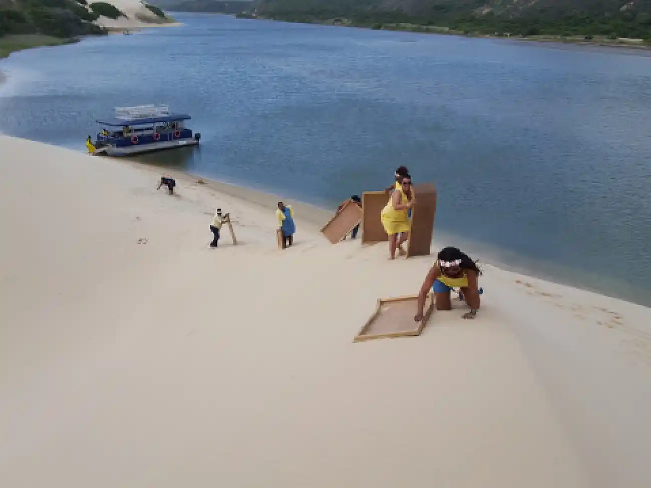 Sand Sledding in Addo