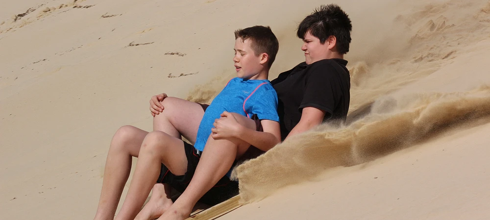 Addo Cruises - Sand Sledding