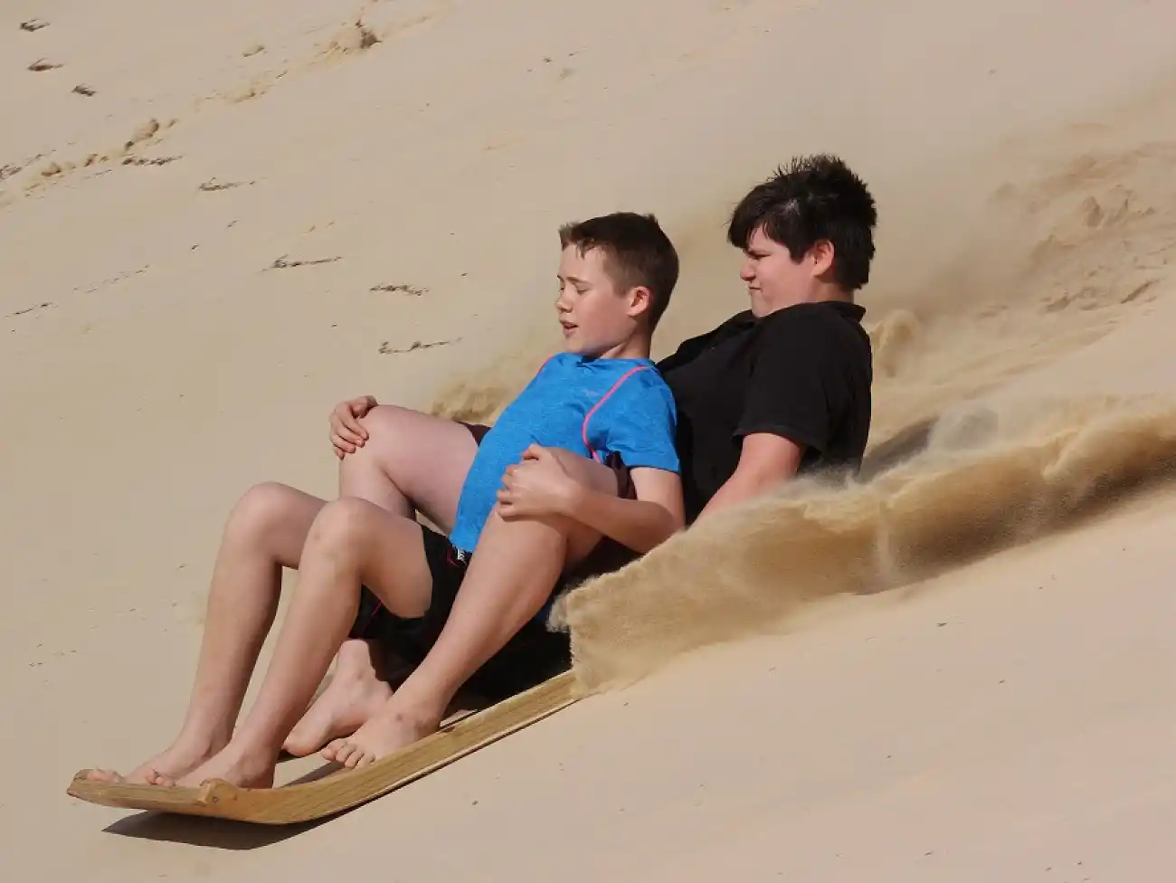 Sand Sledding in the Sundays River Valley