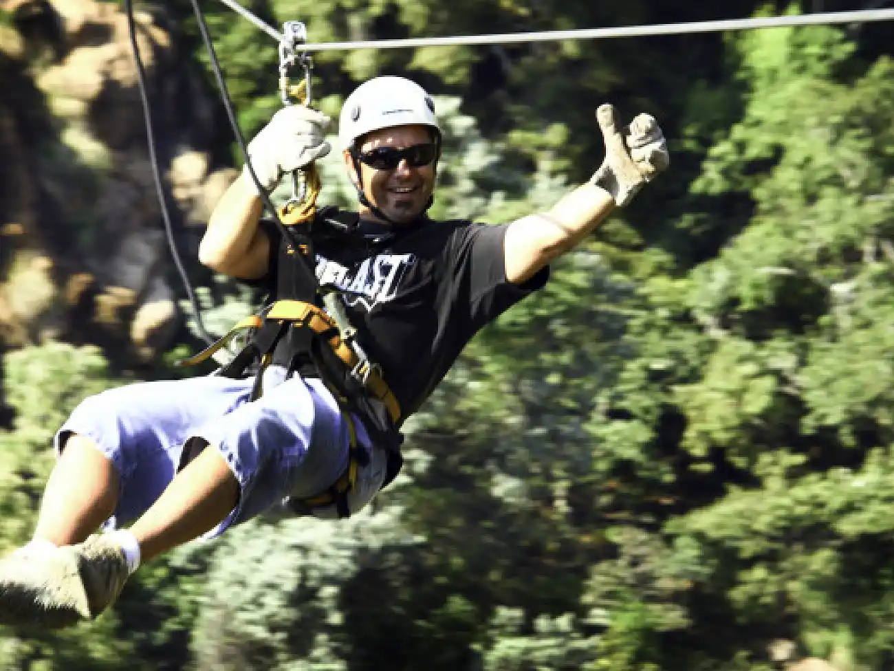 Aerial Cable Trail in the Magaliesberg