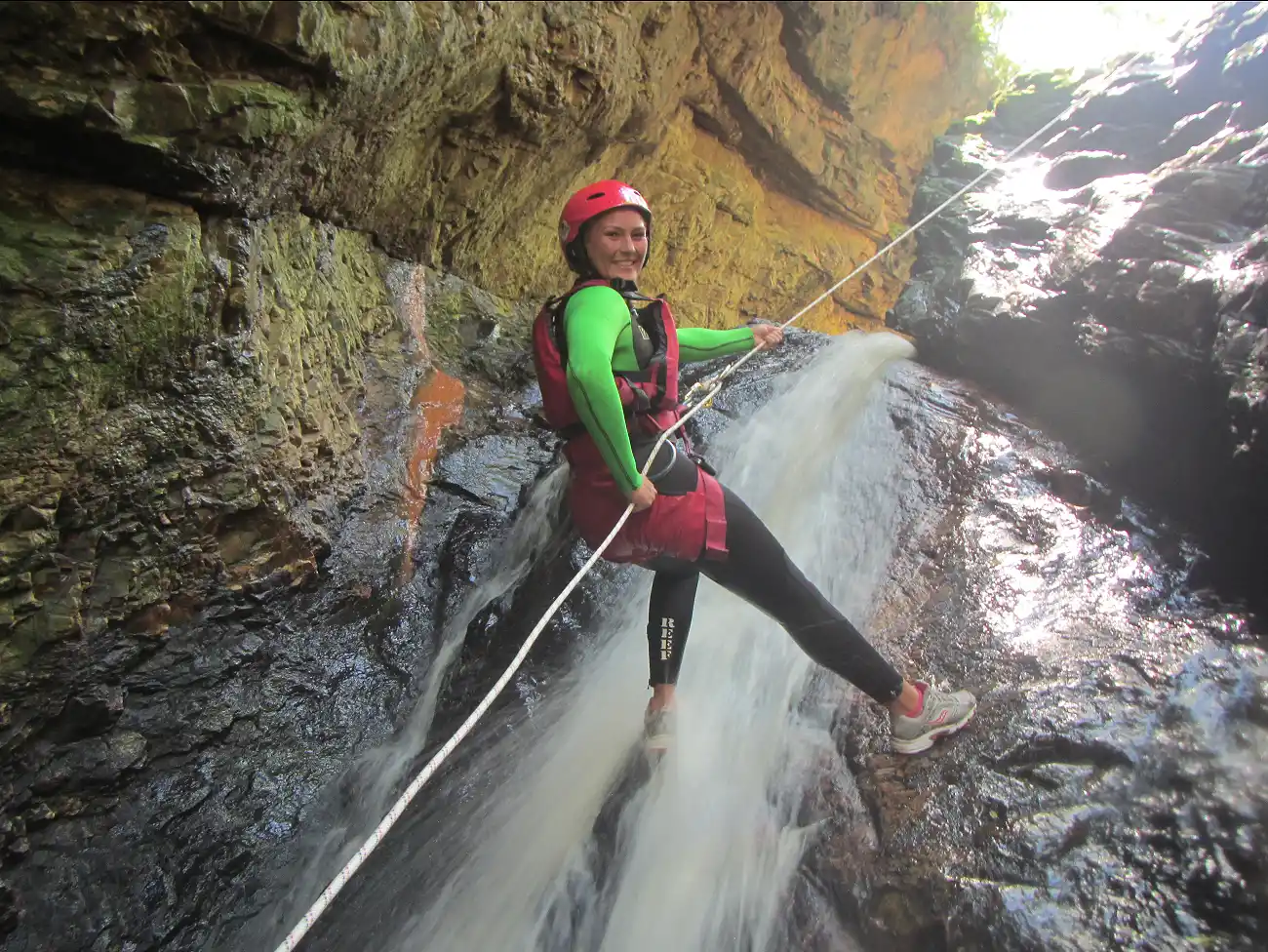 Abseiling in the Tsitsikamma National Park
