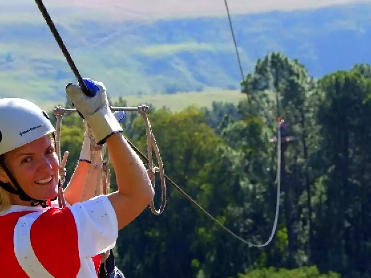 Aerial Cable Trail in Drakensberg  