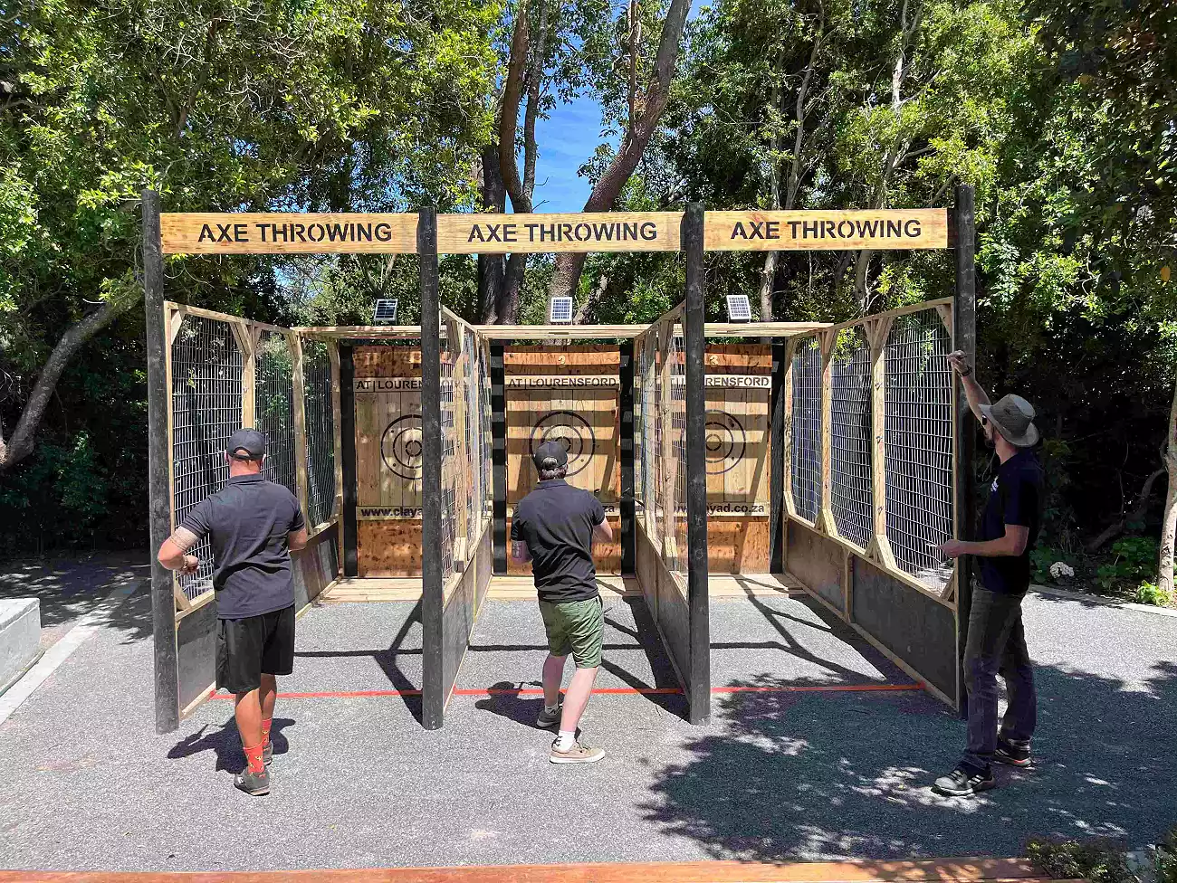 Axe Throwing in the Cape Winelands