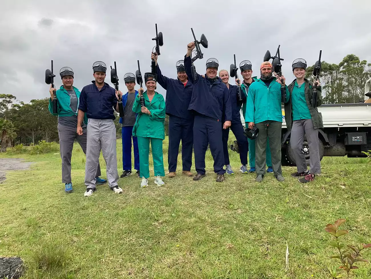 Paintball activities in Kwelera