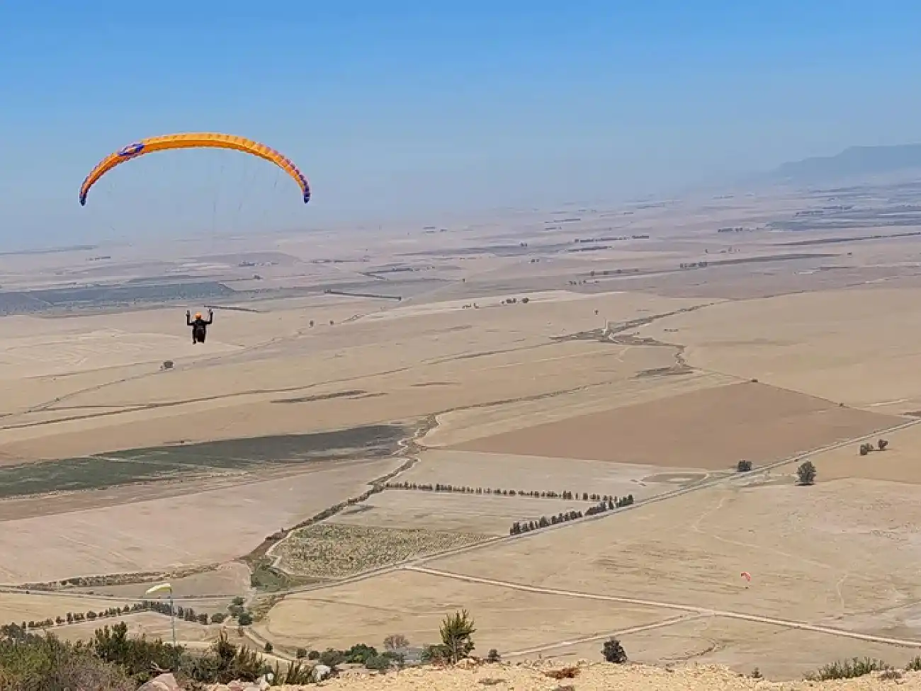 Paragliding in Porterville