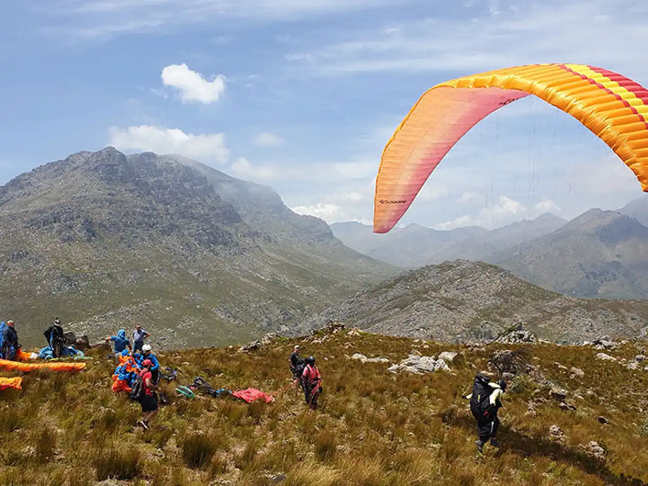 Paragliding in the Cederberg