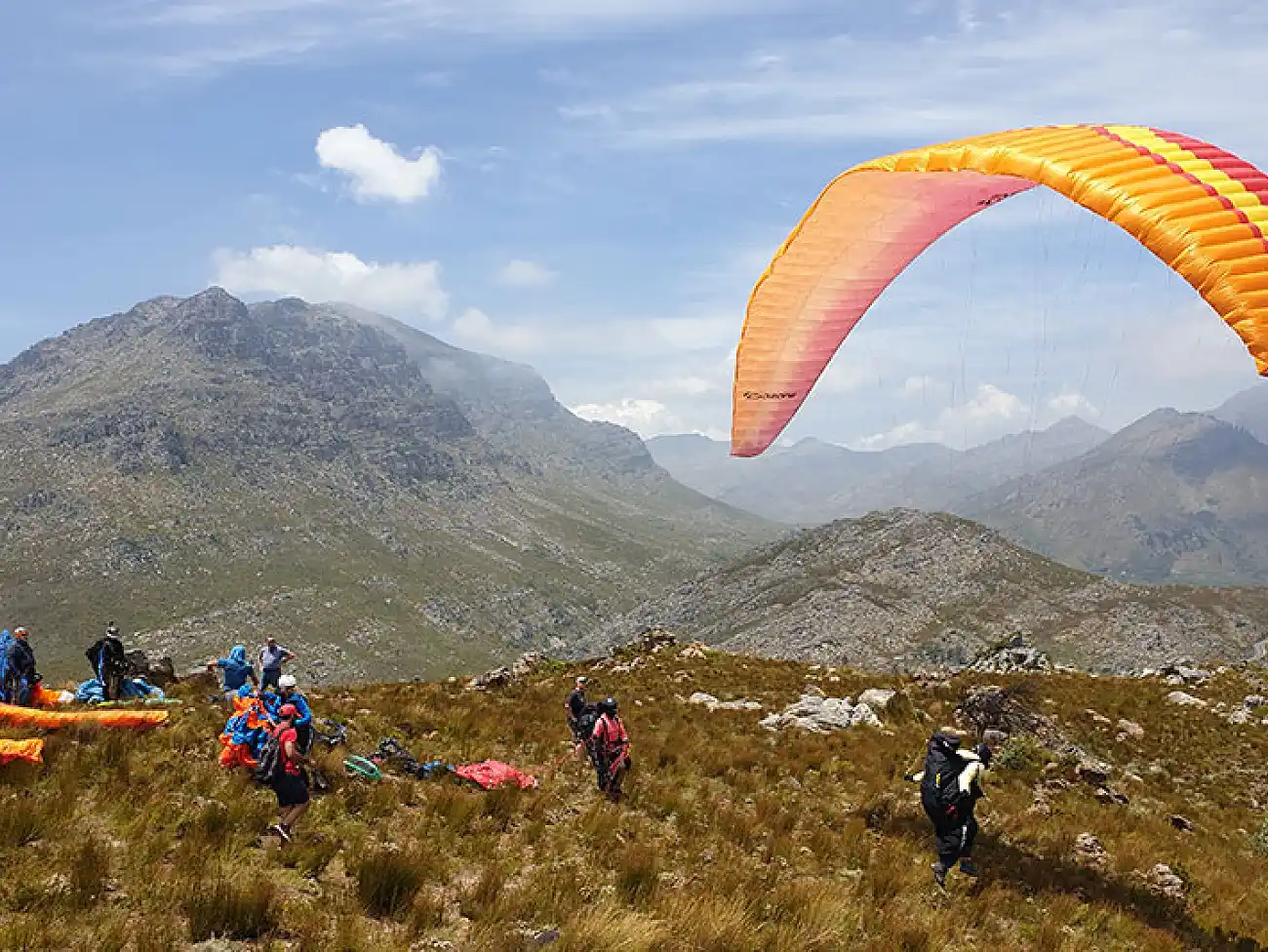 Paragliding in the Cederberg