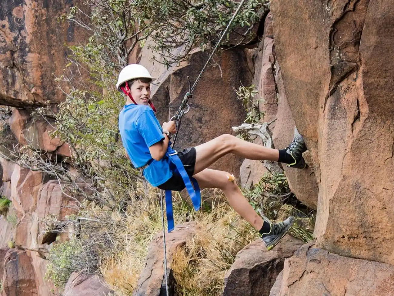 Abseiling in Parys