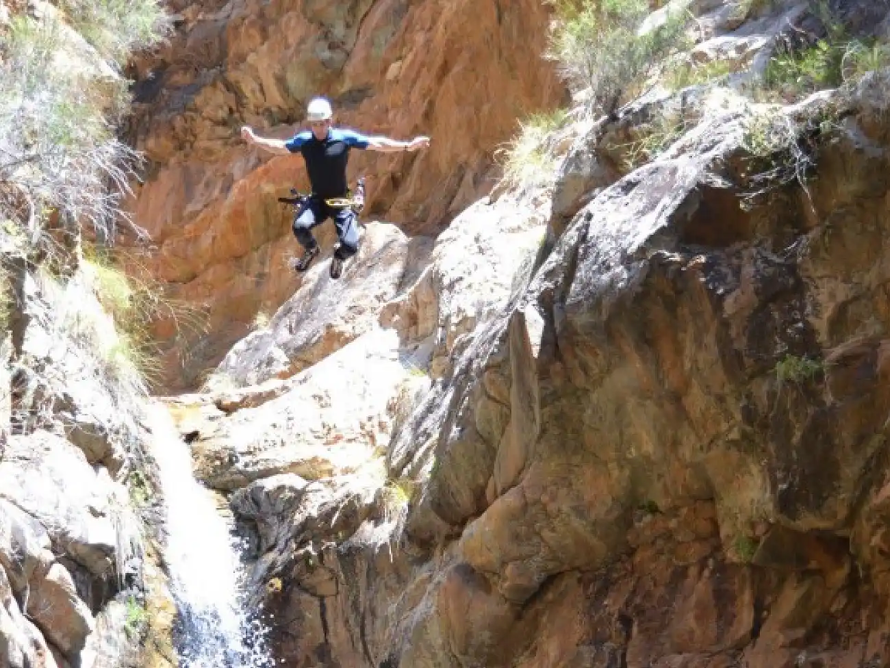 Cliff Jumping in the Wilderness National Park
