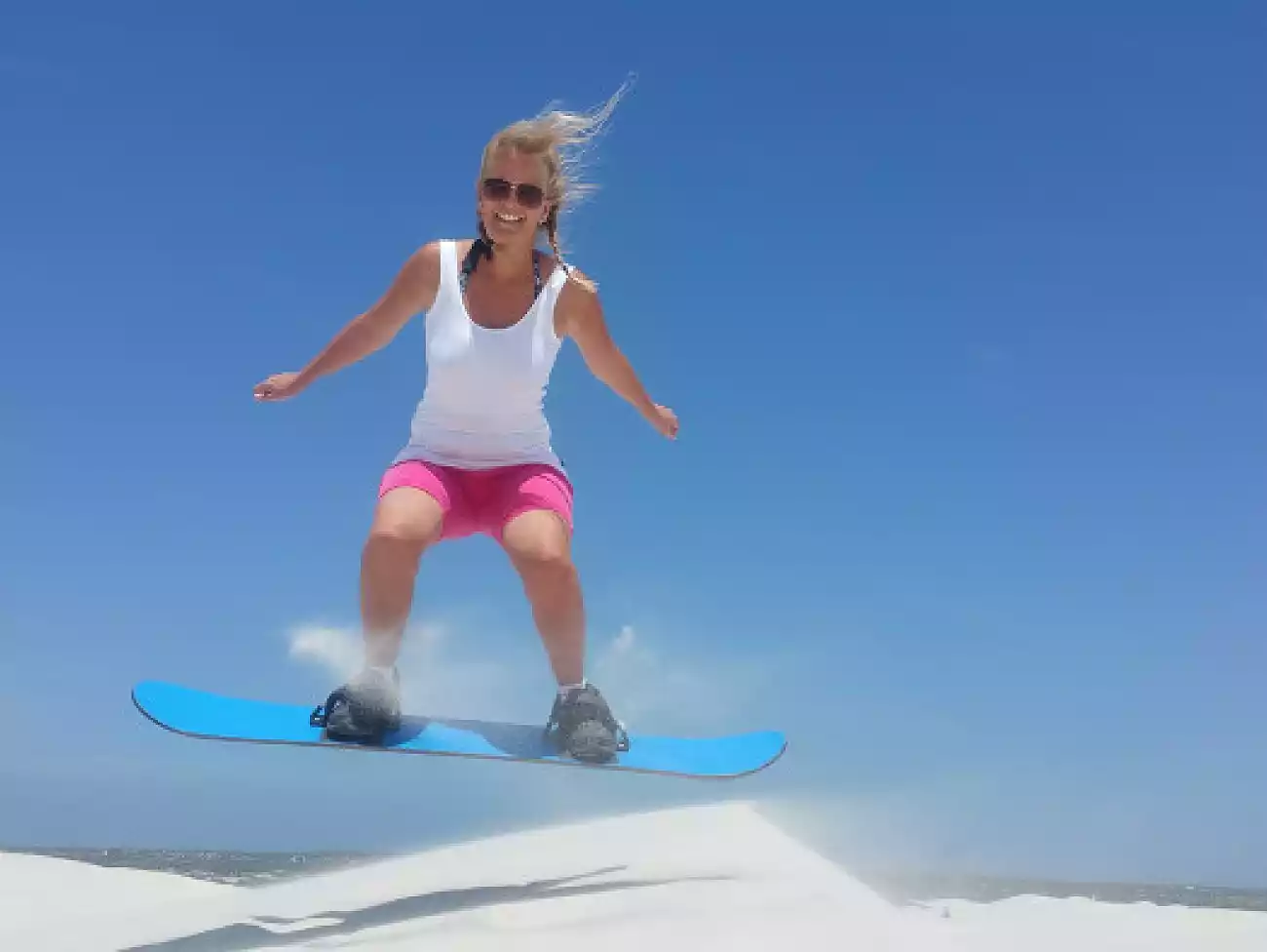 Sandboarding in Cape Town.