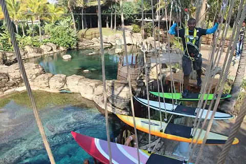 Chimp & Zee - uShaka Marine World - Rope Course