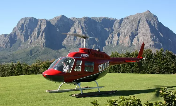 Civair Helicopters is situated in Cape Town, South Africa and offers helicopter flights and scenic flights.