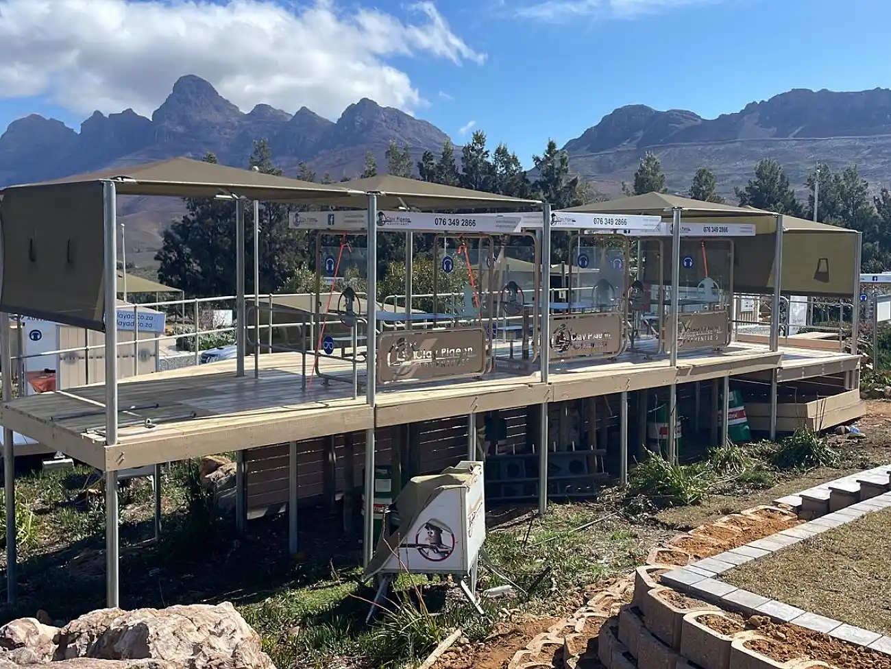 Clay Pigeon Shooting at Lourensford Wine Estate