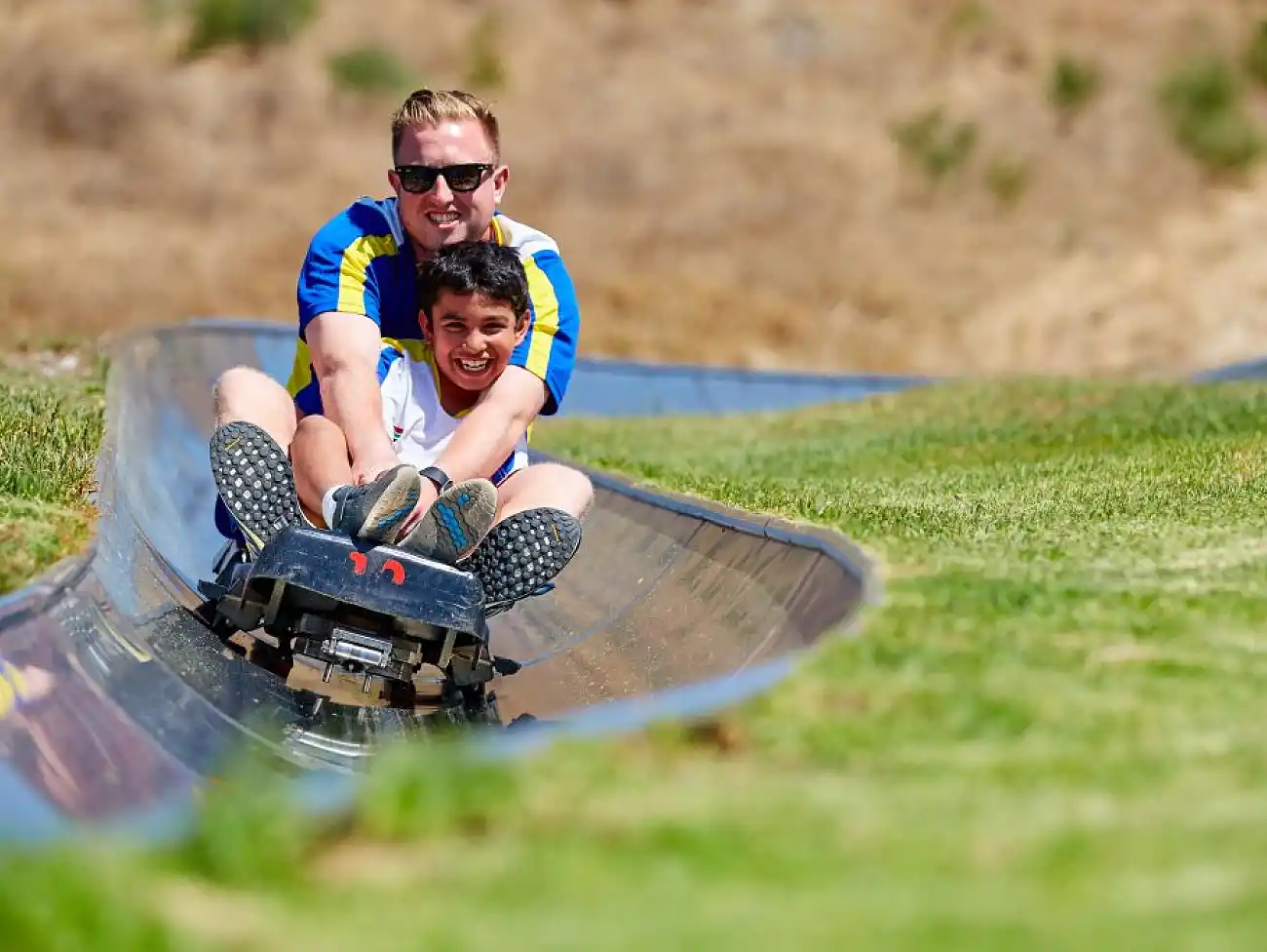 Tobogganing in the Cape Winelands