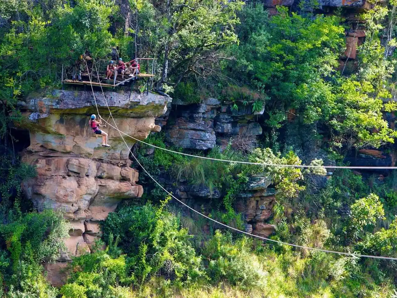 Zip Line in the Drakensberg