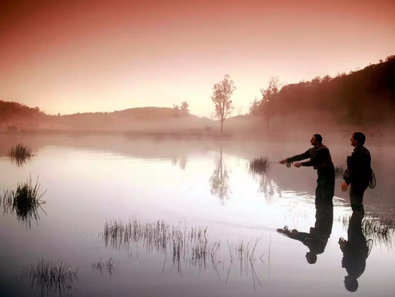 Fishing on the Vaal Dam