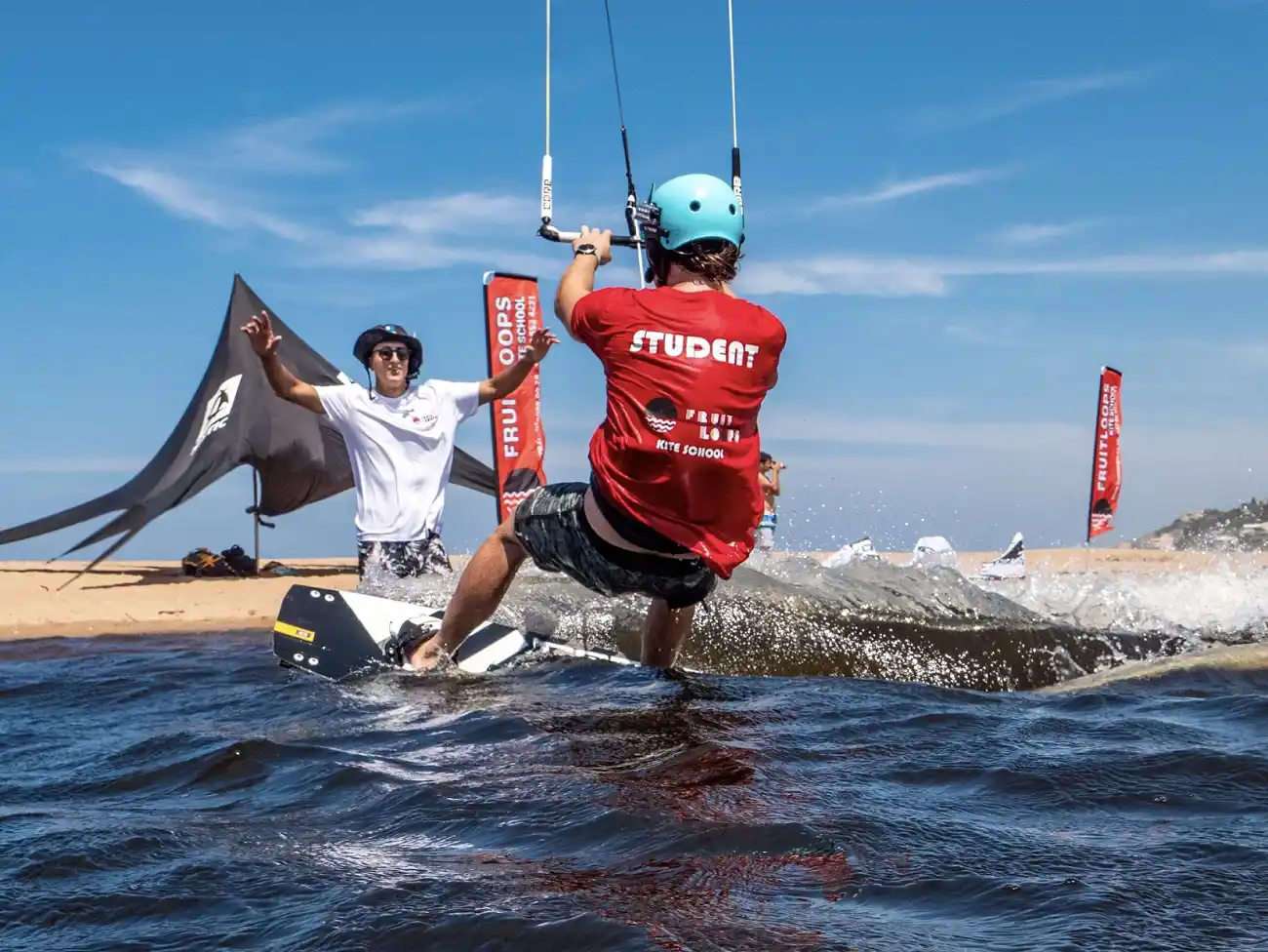 Kite Surfing on the Dolphin Coast