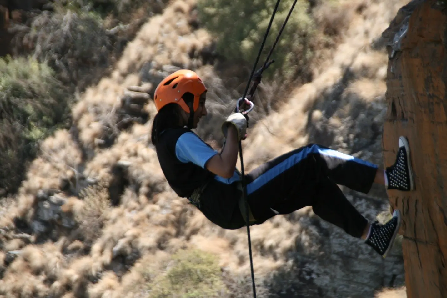 Abseiling