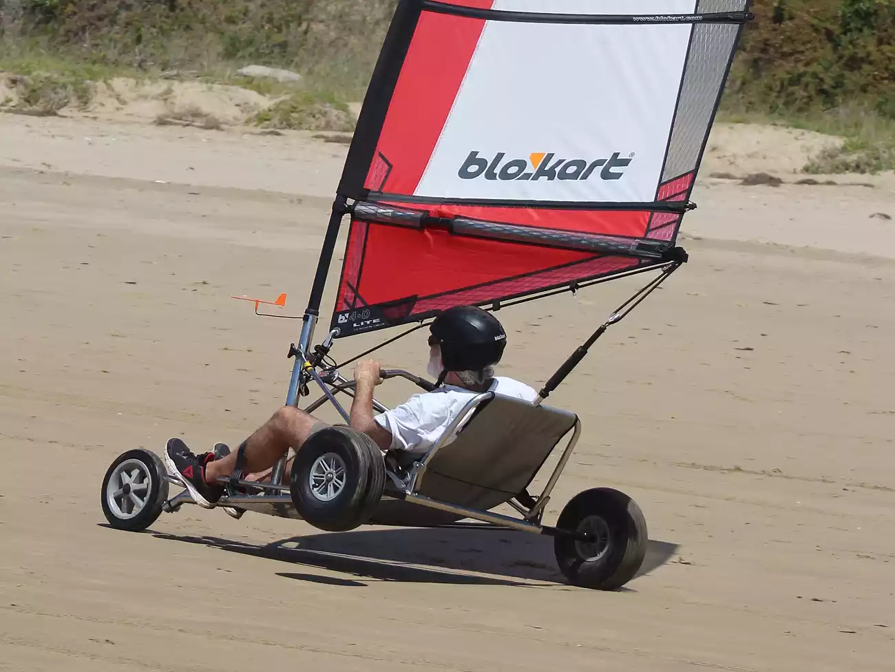 Blokart Sailing on Buffelsbaai Beach