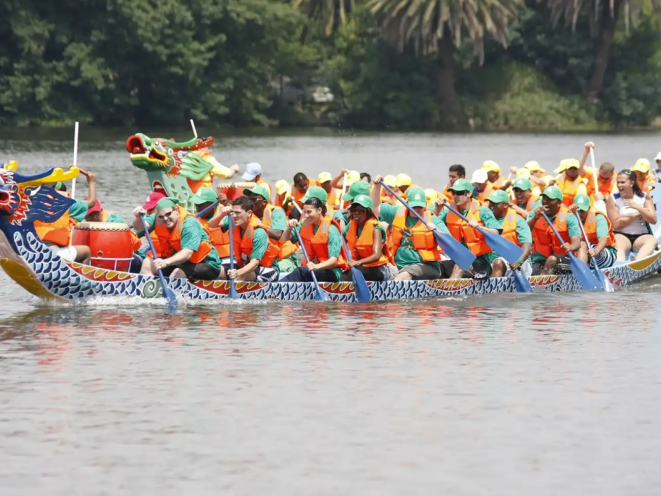 Team Building at Florida Lake