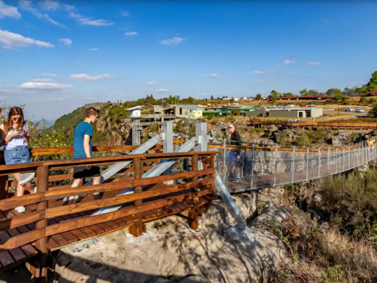 Bridge Walk in the Sabie River Valley