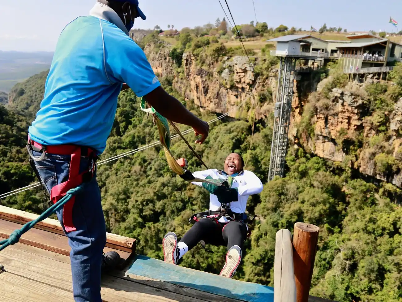 Gorge Swing in the Sabie River Valley