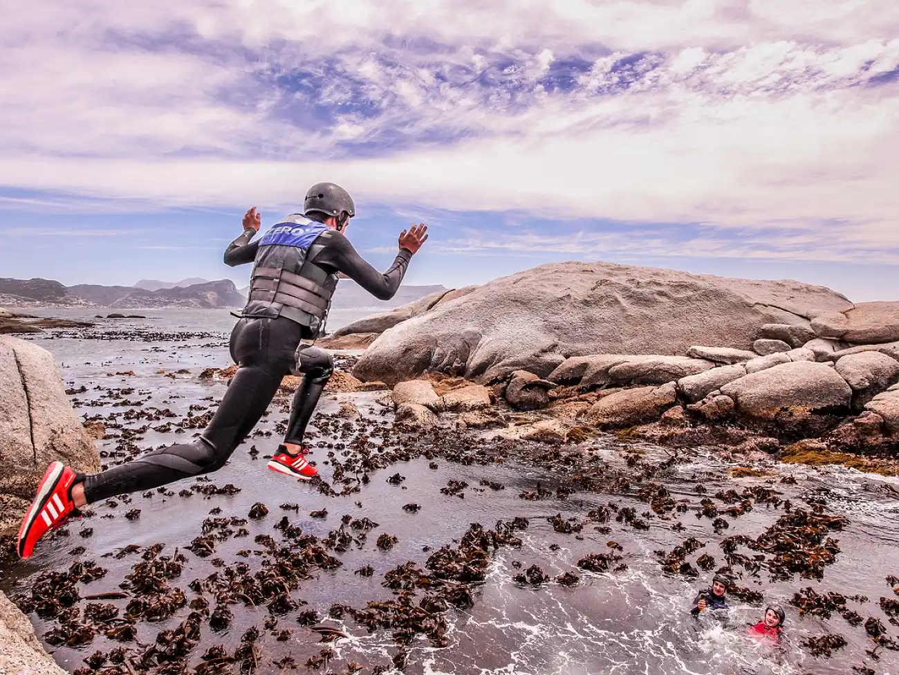 Coasteering in False Bay