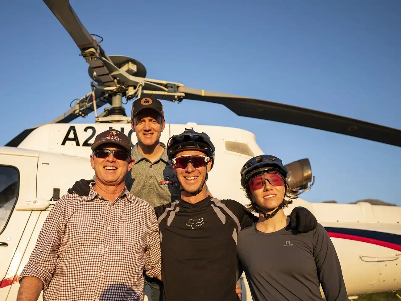 Heli-Mountain Biking in the Cape Winelands