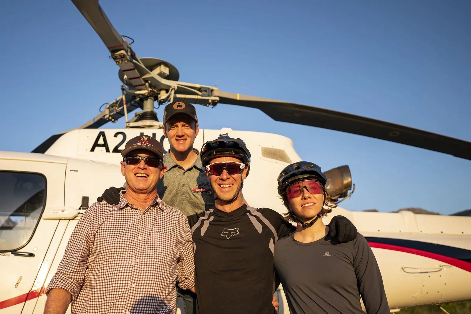 Heli Mountain Biking