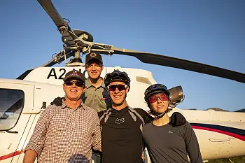 Heli Mountain Biking