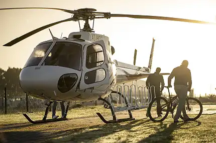 Cape Town Helicopters Heli Mountain Biking