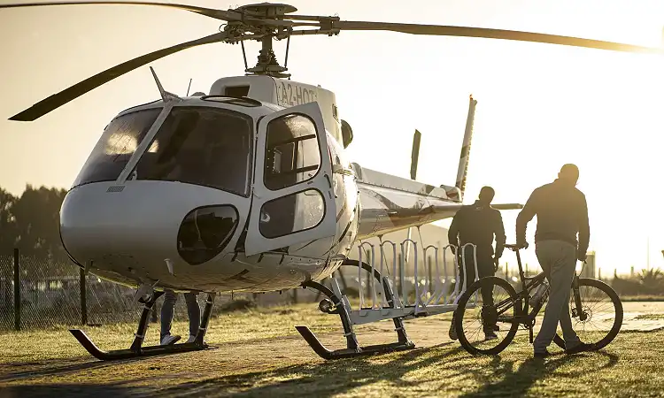 Cape Town Helicopters Heli Mountain Biking