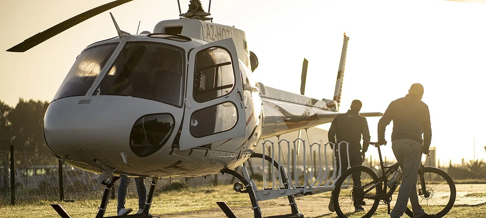 Cape Town Helicopters Heli Mountain Biking