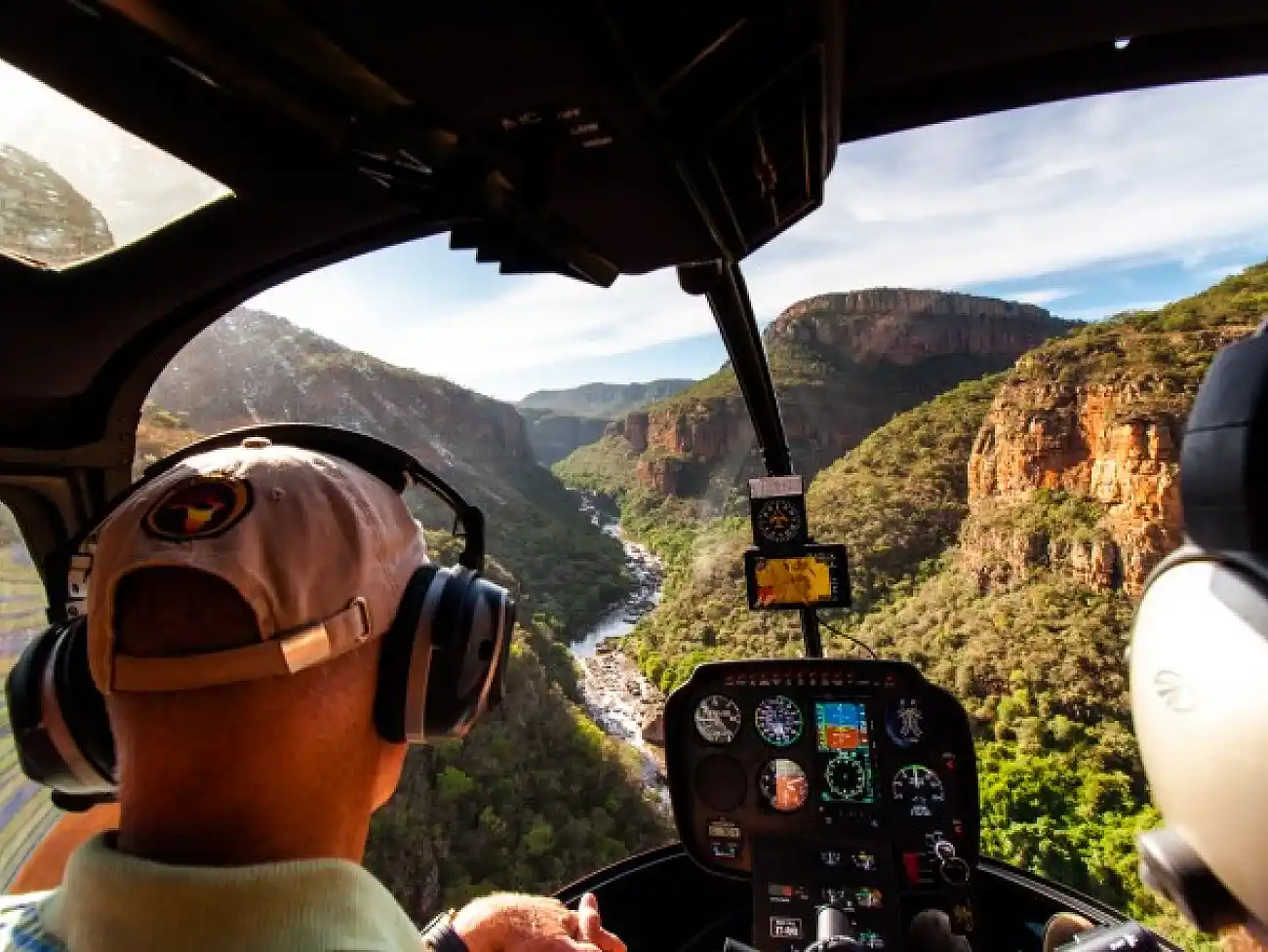 Helicopter Flights in the Blyde River Canyon