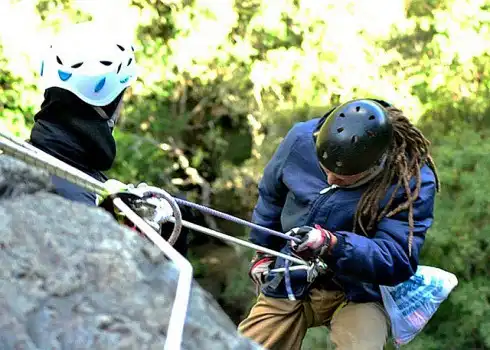 Abseiling