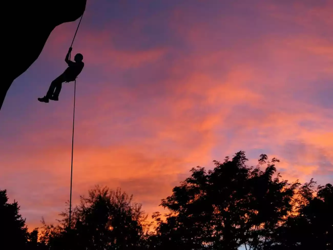 Rappelling in the Sabie River Valley