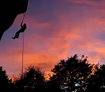 Rappelling