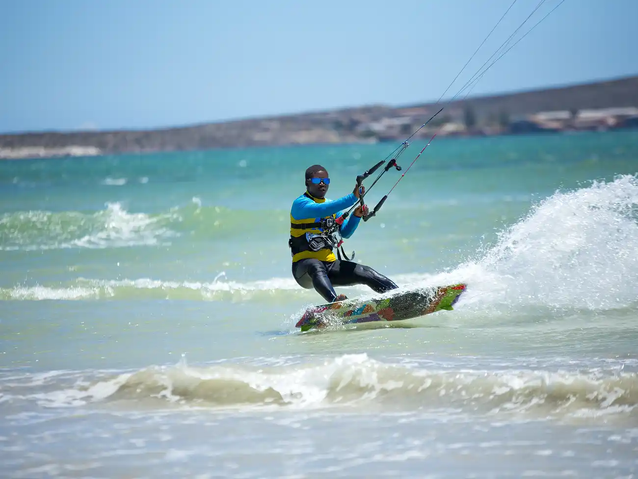 Kitesurfing in Jeffreys bay