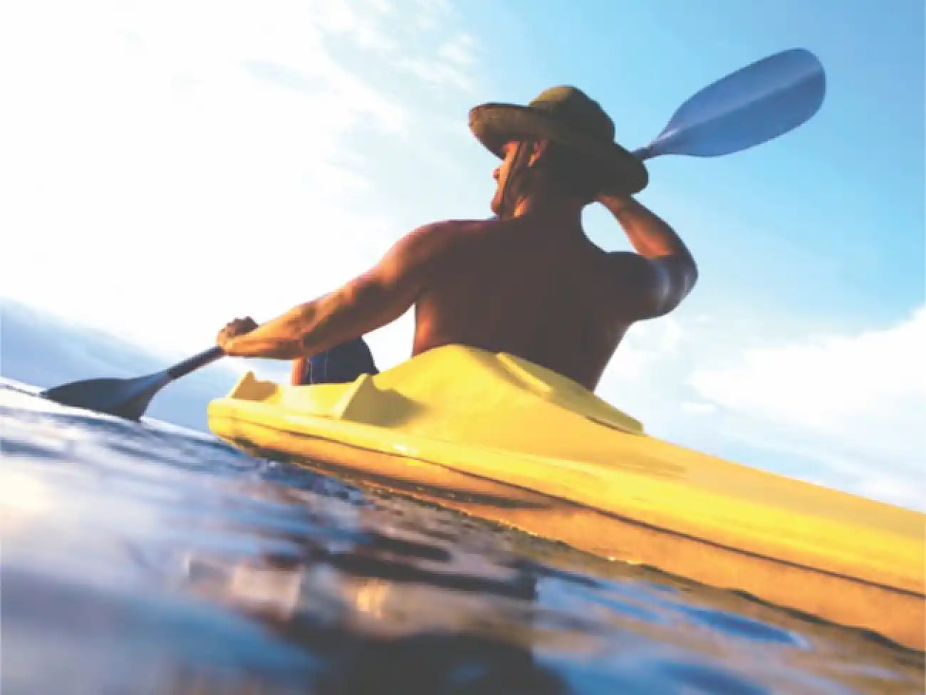 Kayaking on the Knysna Lagoon
