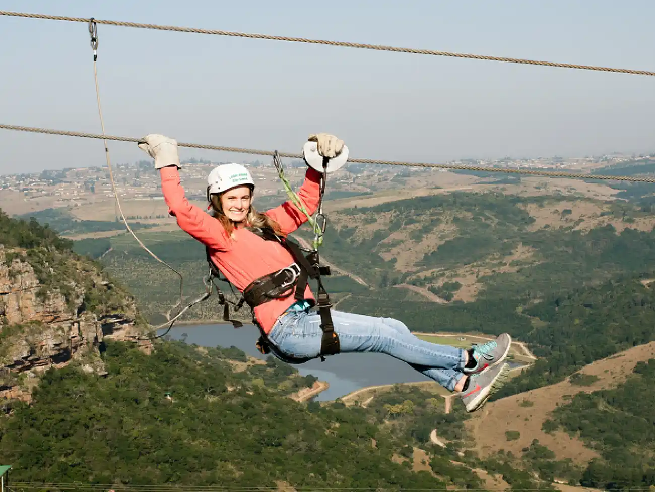 Zip Line in the Oribi Gorge