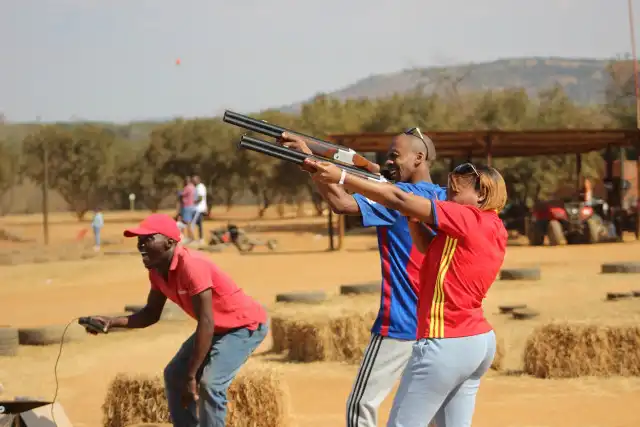 Laser Clay Pigeon Shooting