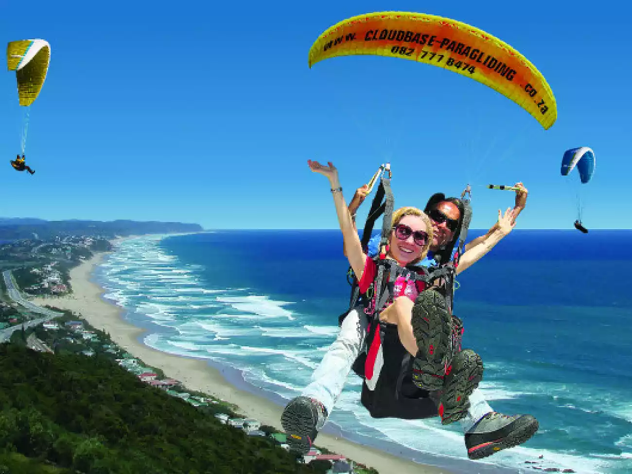 Paragliding in Wilderness