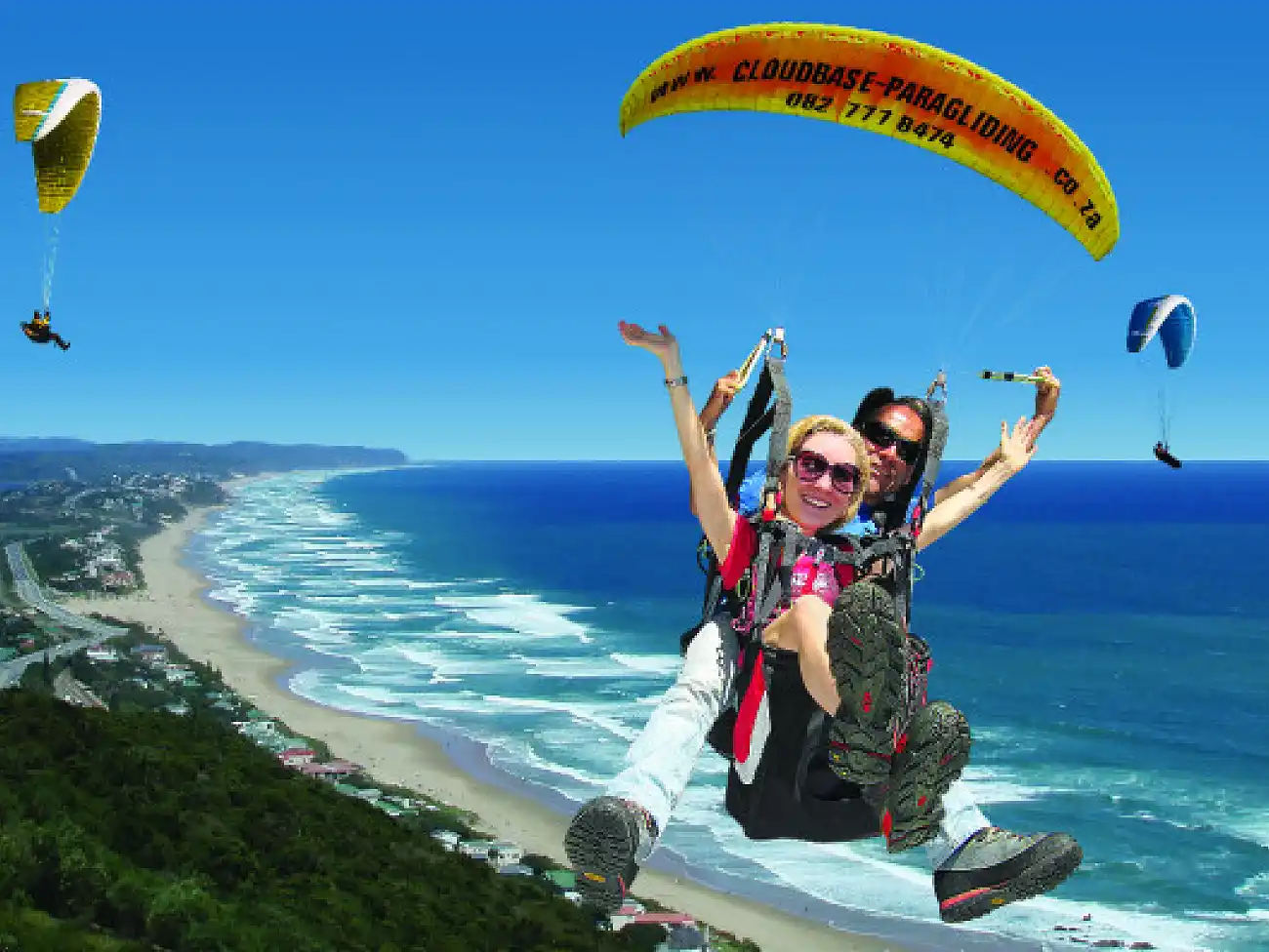 Paragliding in Wilderness