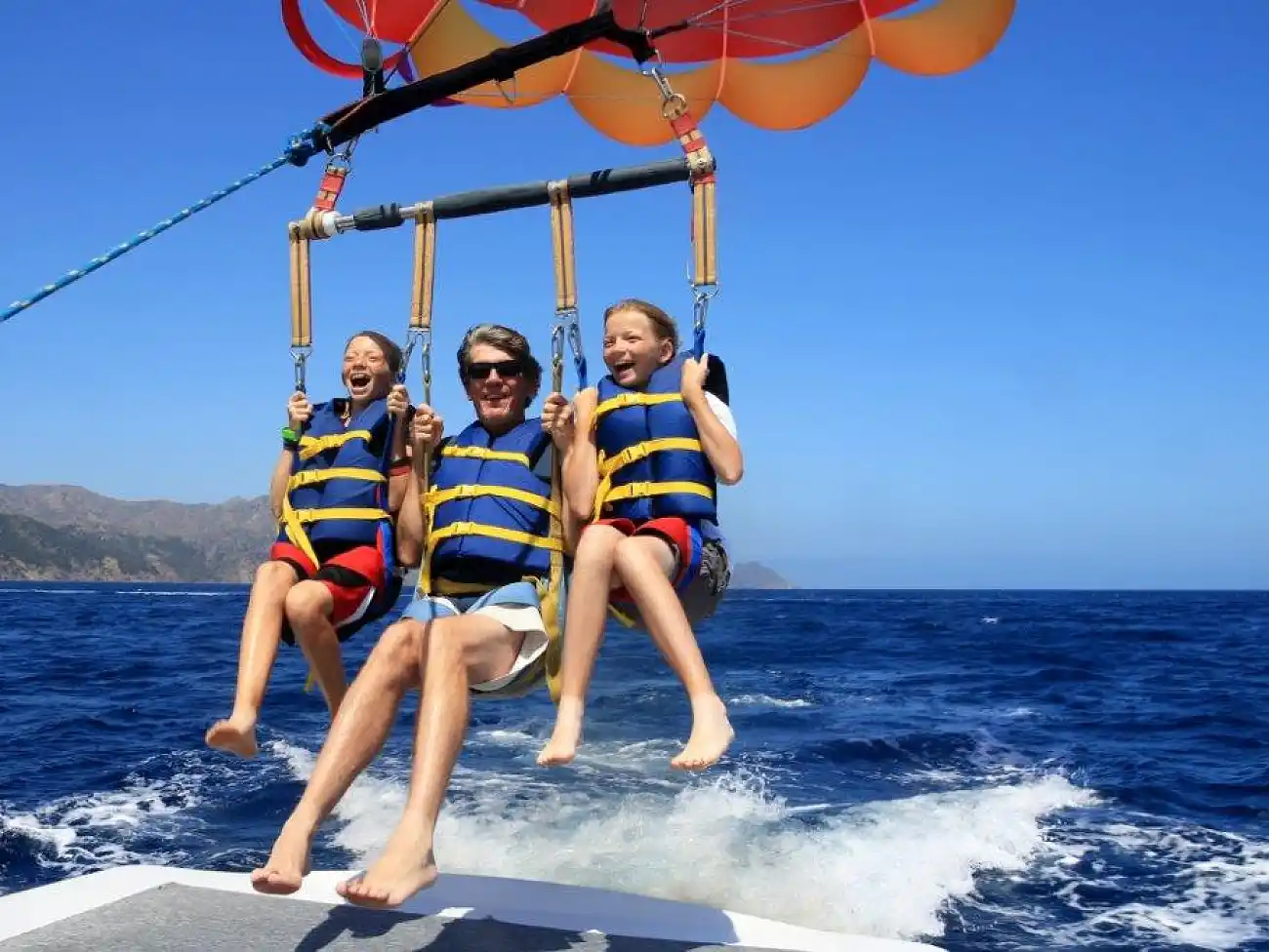 Parasailing on the Garden Route