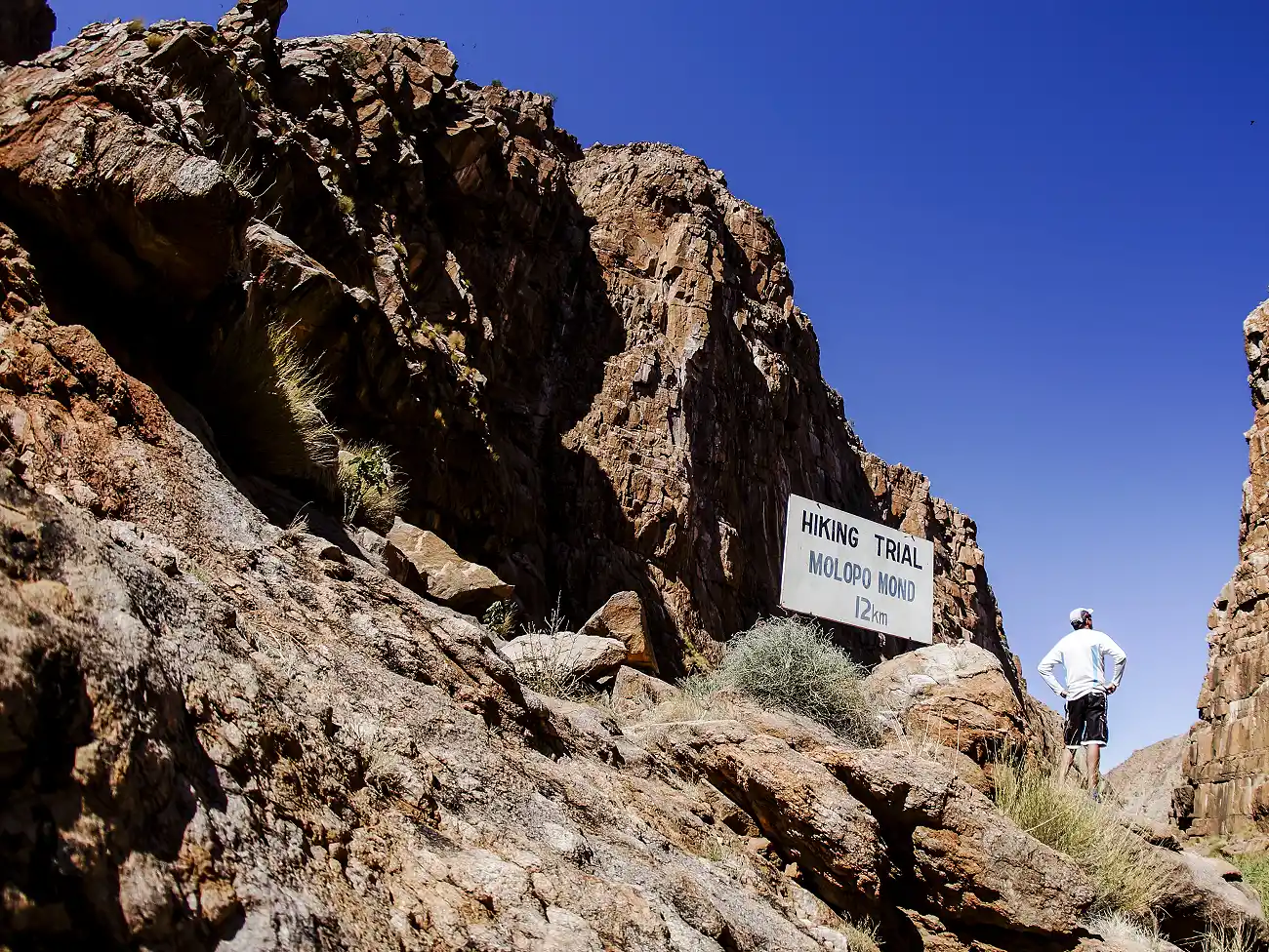 Hiking in the Green Kalahari