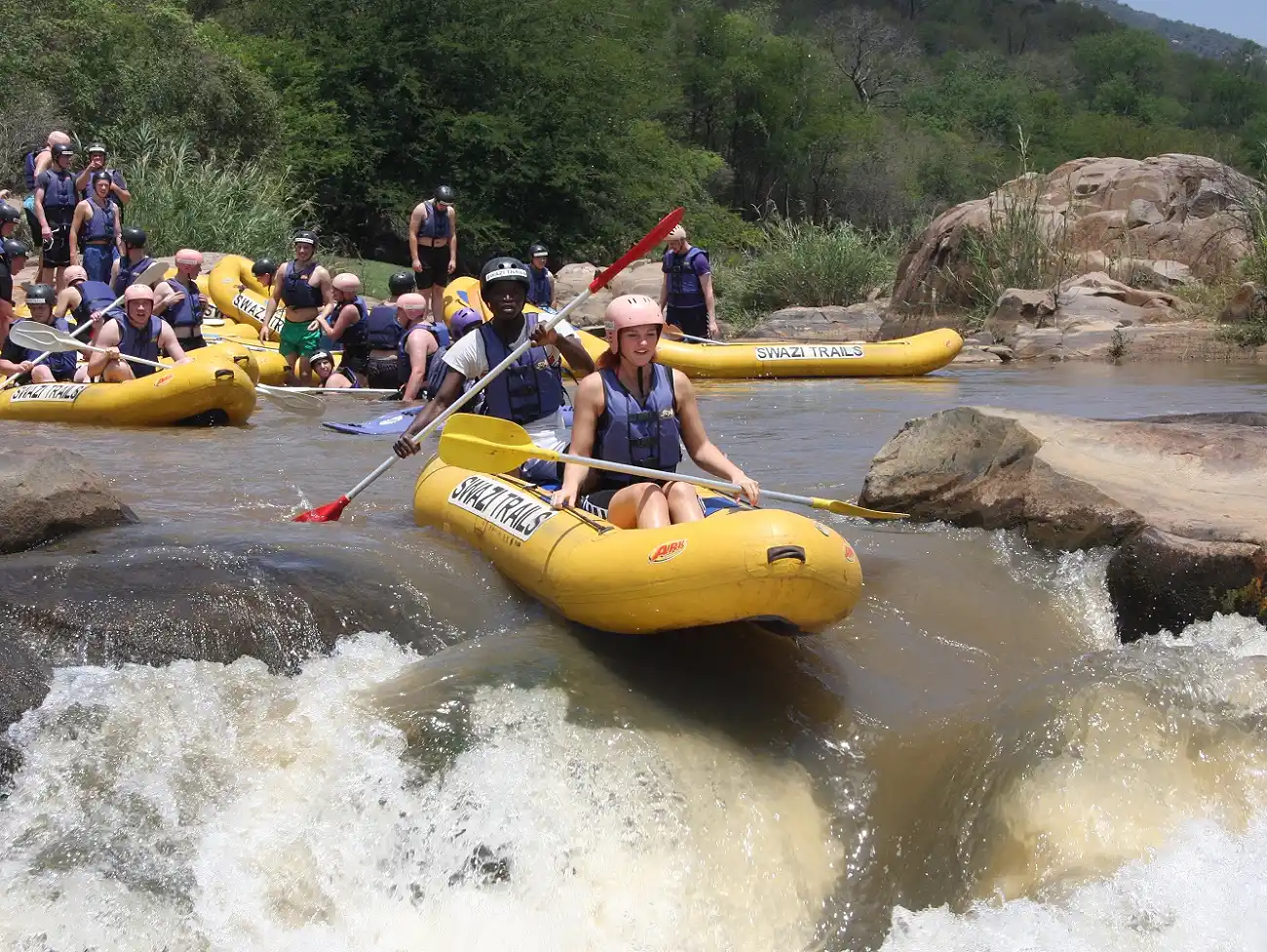 River rafting in the Ezulwini Valley