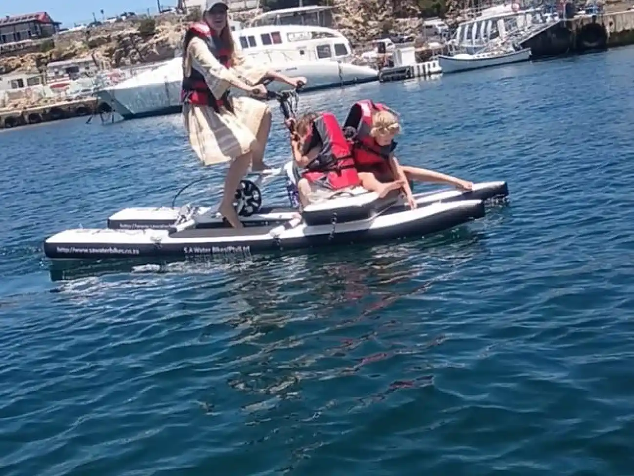 Water Bikes on Hermanus Lagoon